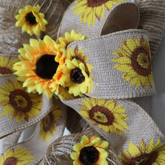 Pistil Creations Rustic Sunflower Wreath - Picture 2 of 2